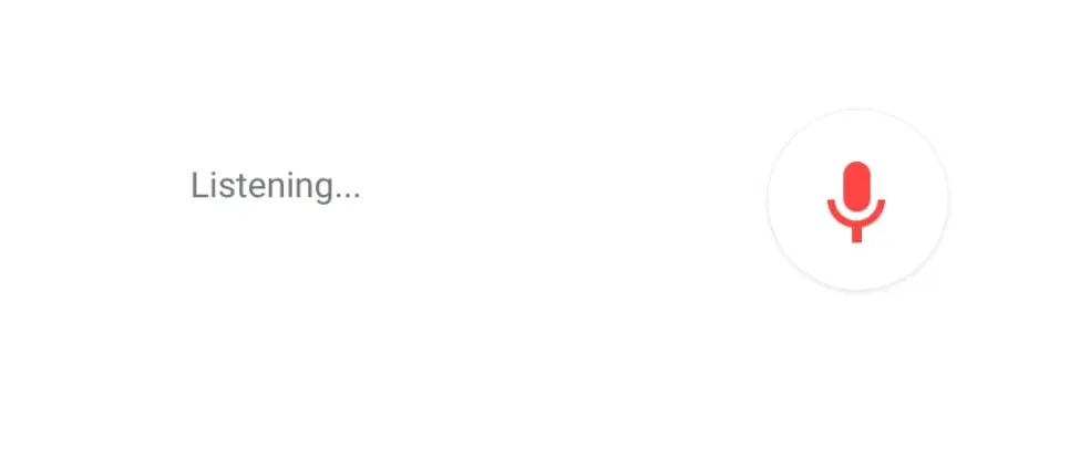 Функція голосового пошуку Google Chrome