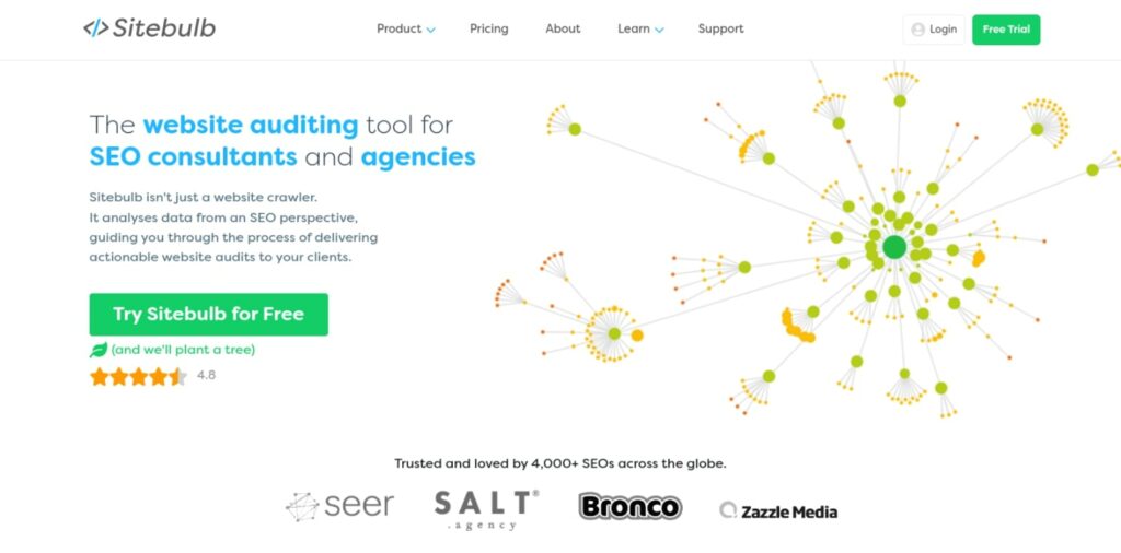 Веб-сайт Sitebulb
